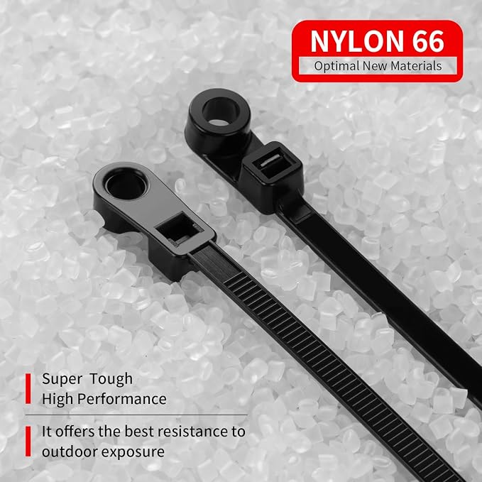 1000 PCS 10 inch Black Zip Ties - Image 3