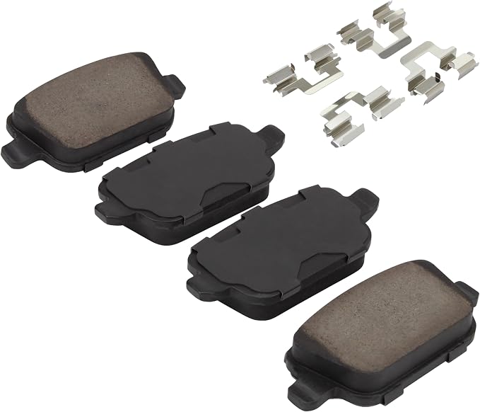 Premium Ceramic Rear Brake Pads Compatible - Image 2