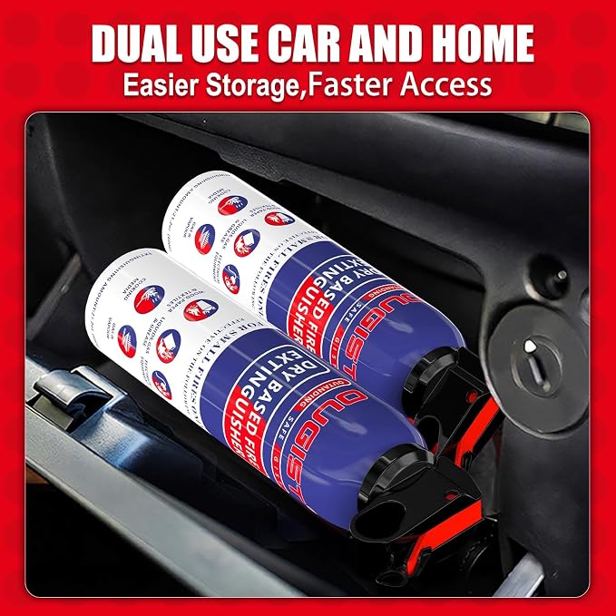 Fire Extinguisher for Home & Vehicle - 600g Fire Extinguisher | Grease & - Image 4