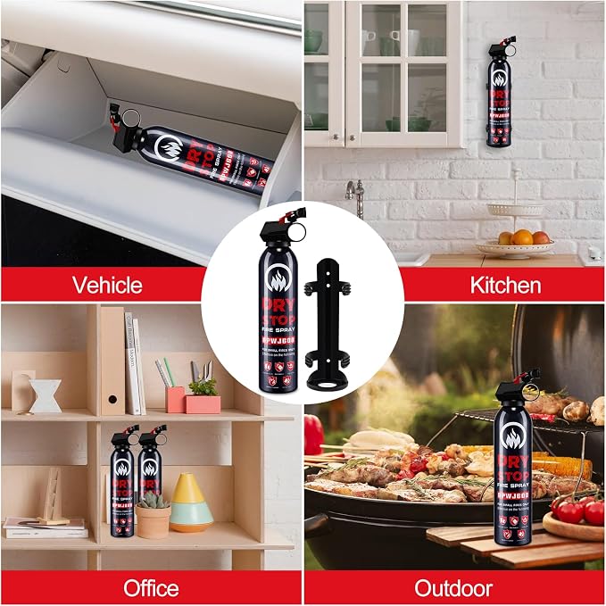 4 Pack Dry Powder Fire Extinguisher - Image 7