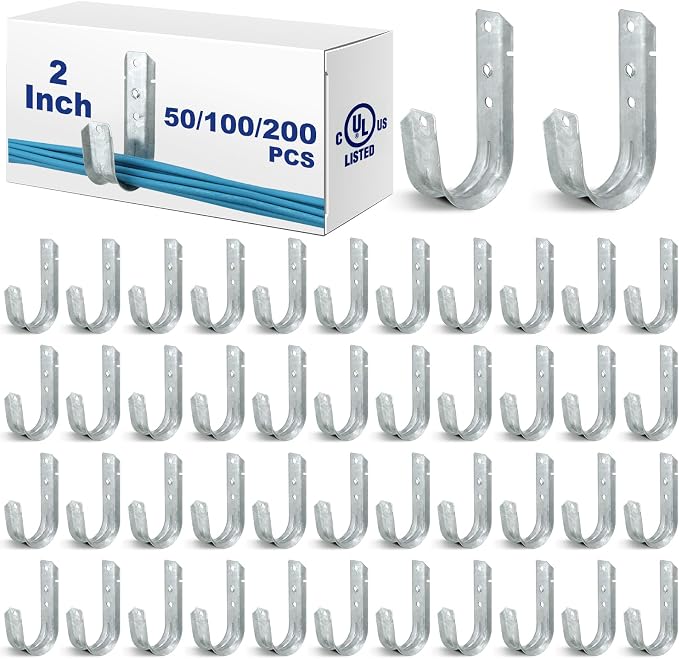 Gisafai 200 Cable Support J Hook, Cable Hooks by Gisafai