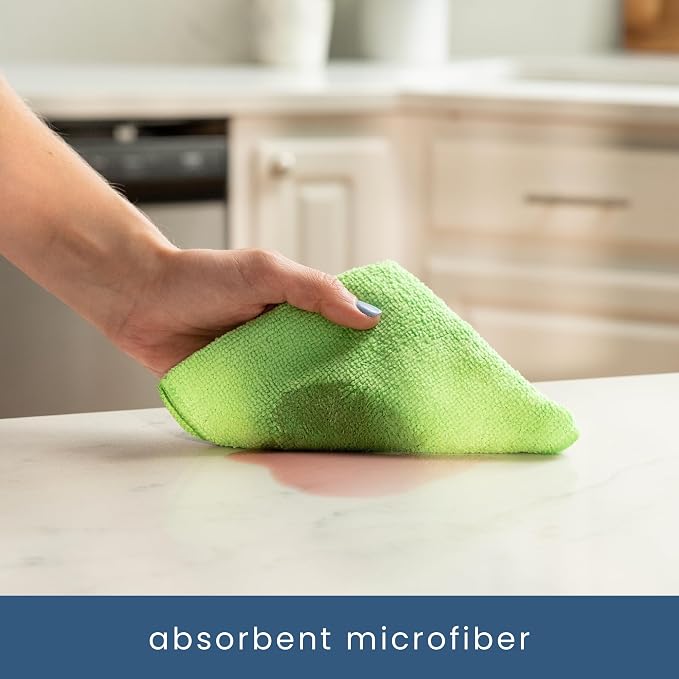 S&T INC. 50 Pack Microfiber Cleaning Cloth, Bulk Towels - Image 2