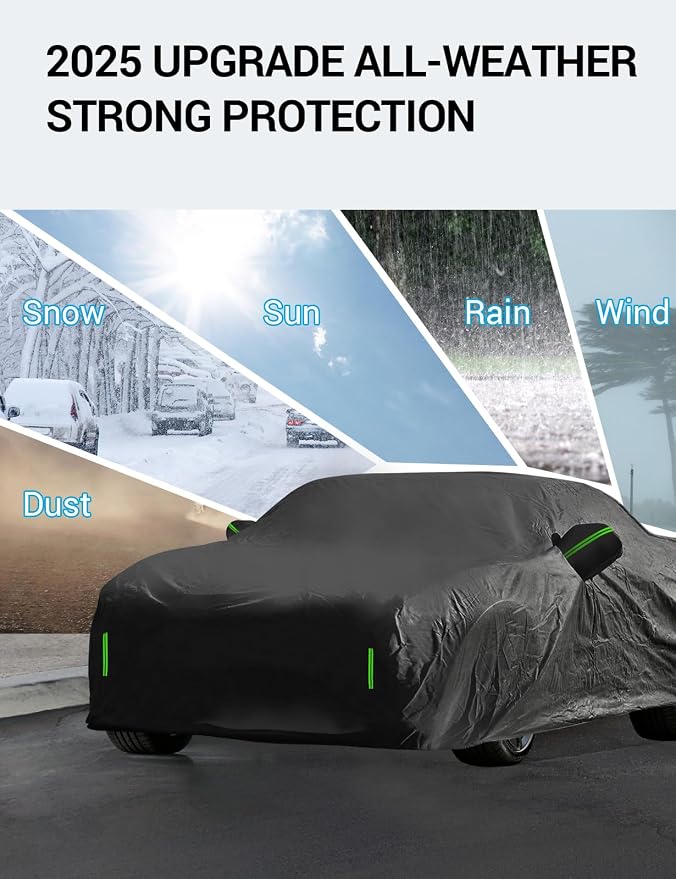 Proadsy 2026 Car Cover for Dodge Charger 2006-2025 2026 Waterproof All Weather - Image 3