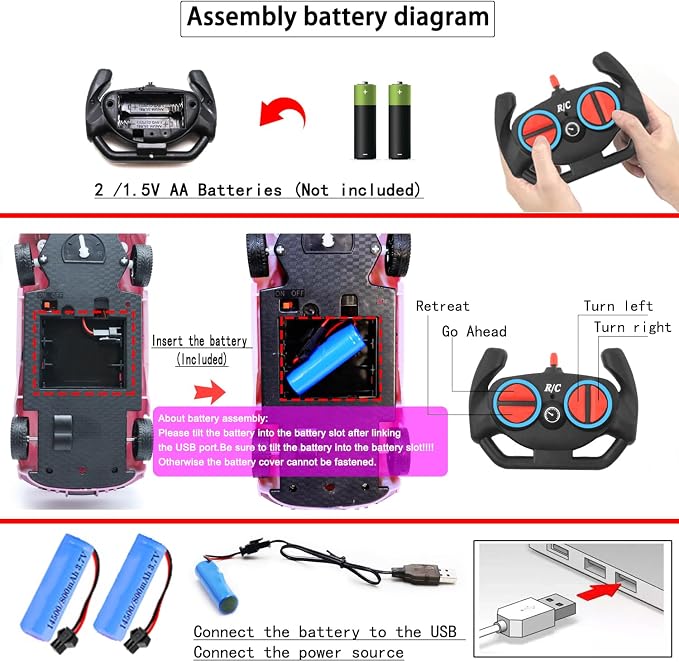Remote Control Car for Boys Kids, 2.4GHz 4WD High Speed RC Cars Toys - Image 5