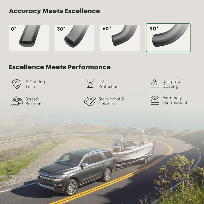 YHTAUTO 3 Inch Running Boards Side Steps Compatible - Image 5