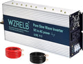WZRELB 3500W Pure Sine Wave Inverter, Car Power Inverter 36V DC to 110V 120V AC by WZRELB
