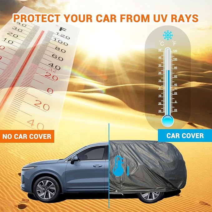 Tecoom SUV Car Cover Waterproof All Weather - Image 6