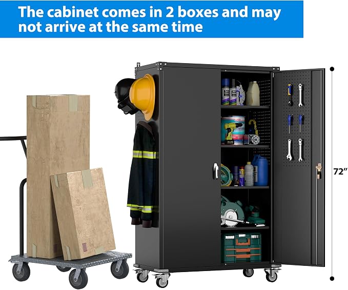 2025 Upgraded Wide & Deep Garage Storage Cabinet - Image 7