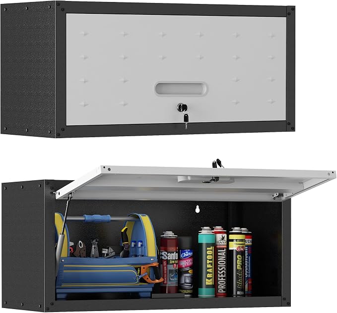 Metal Tool Cabinet, Garage Storage Cabinet System, Wall Cabinet & Locking by VIYET