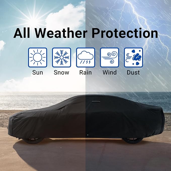 iCarCover Custom Car Cover for Pontiac Grand Prix Waterproof All-Weather Rain - Image 9