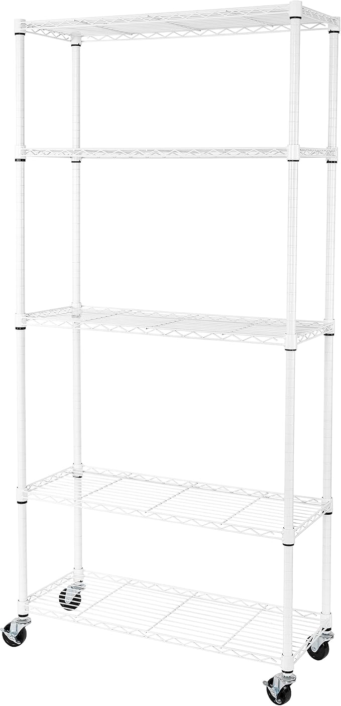 Seville Classics UltraDurable Heavy Duty NSF Solid Steel Wire Rack Storage Unit by SevilleClassics