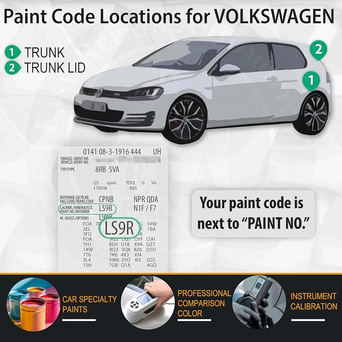 LD5K/L9 Lapiz Blue Metallic Car Touch Up Paint - Image 6