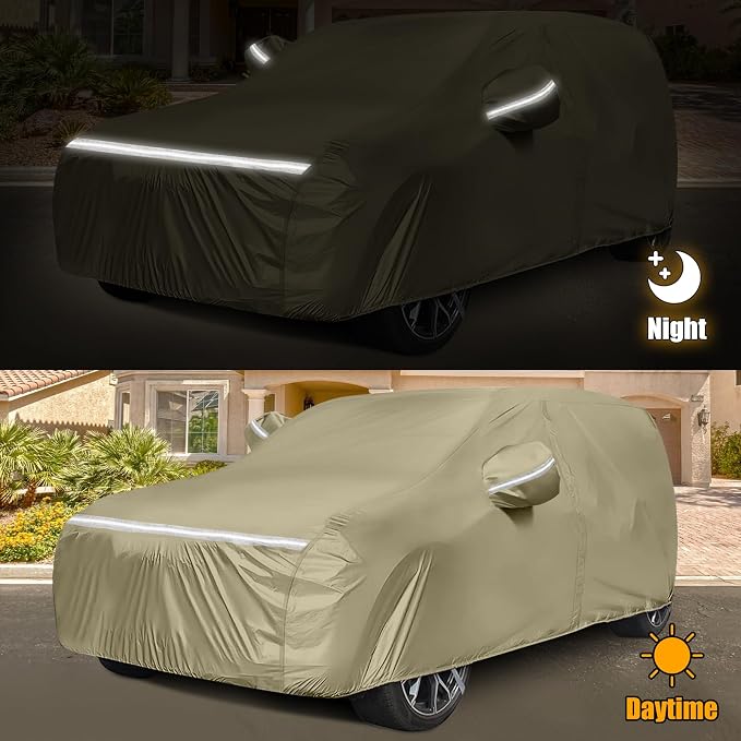 Waterproof Car Covers Replace for 2002-2025 Honda Pilot, Windproof Bands for - Image 4