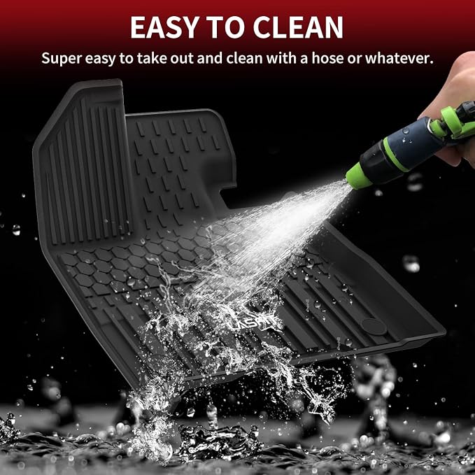 LASFIT Floor Mats for Toyota Sienna 8 Seats 2021-2024 2025 All Weather TPE - Image 7