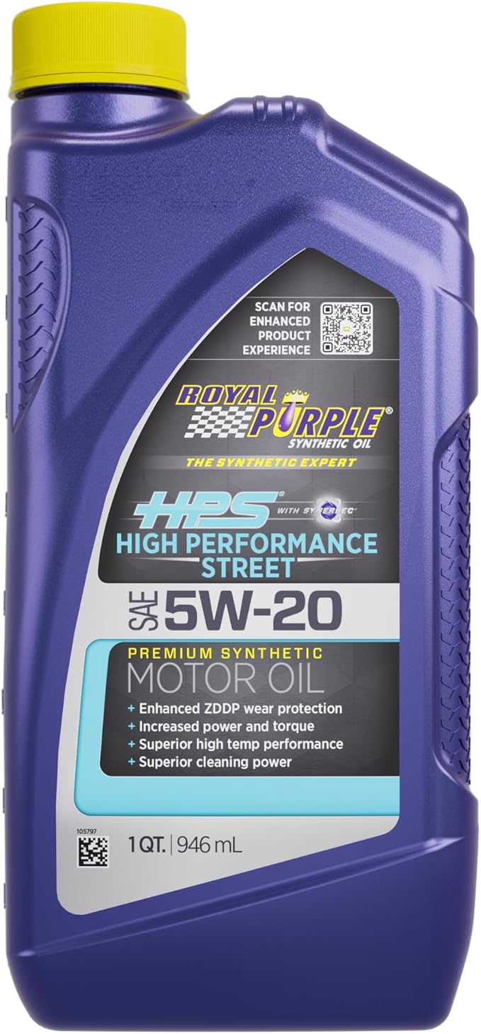 Royal Purple 31520 HPS 5W-20 High Performance Street Synthetic Motor Oil by RoyalPurple