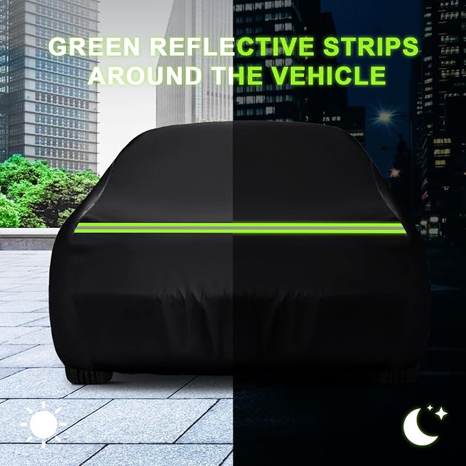 QUNSUNUS Waterproof Car Cover for Pontiac Grand Prix 1962-1977, Outdoor Car - Image 7