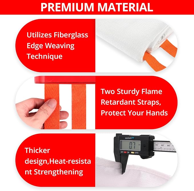 SecuCaptain Emergency Fire Blanket - Image 3