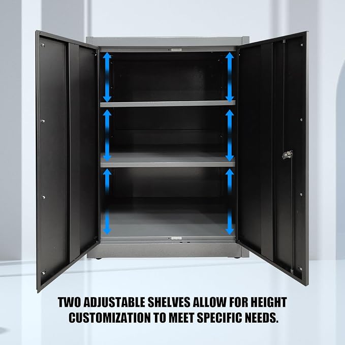 Metal Workbench Cabinet Set, Tool Cabinets - Image 7