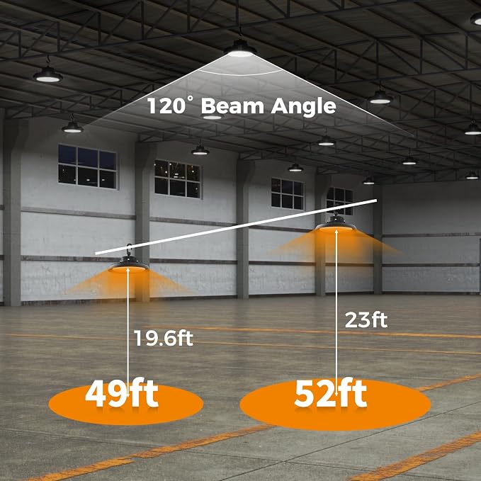 High Bay Lights LED UFO Light 240W LED Shop Lights 6000K IP65 Commercial Bay - Image 5