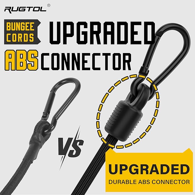 Bungee Cords with Hooks, Upgrade 30pcs Assortment Heavy Duty Outdoor with 24'' - Image 6