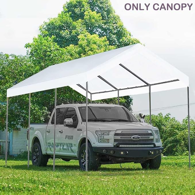 10'x20' Upgraded Carport Replacement Top Canopy Cover - Image 5
