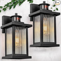 Porch Lights Outdoor Motion Sensor 2 Packs, Exterior Motion Sensor Light by Worthyworld