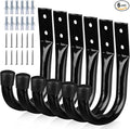 Heavy Duty Garage Storage Hooks, 6-piece Bike Hooks by SWANLAKETOOLS