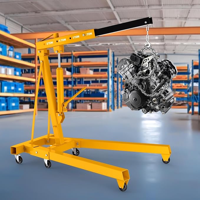 2-Ton Engine Hoist Cherry Picker - Image 7
