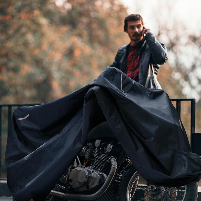 Moped Cover Waterproof Outdoor, Motorbike Scooter Cover Sun Rain Dust Protection - Image 6