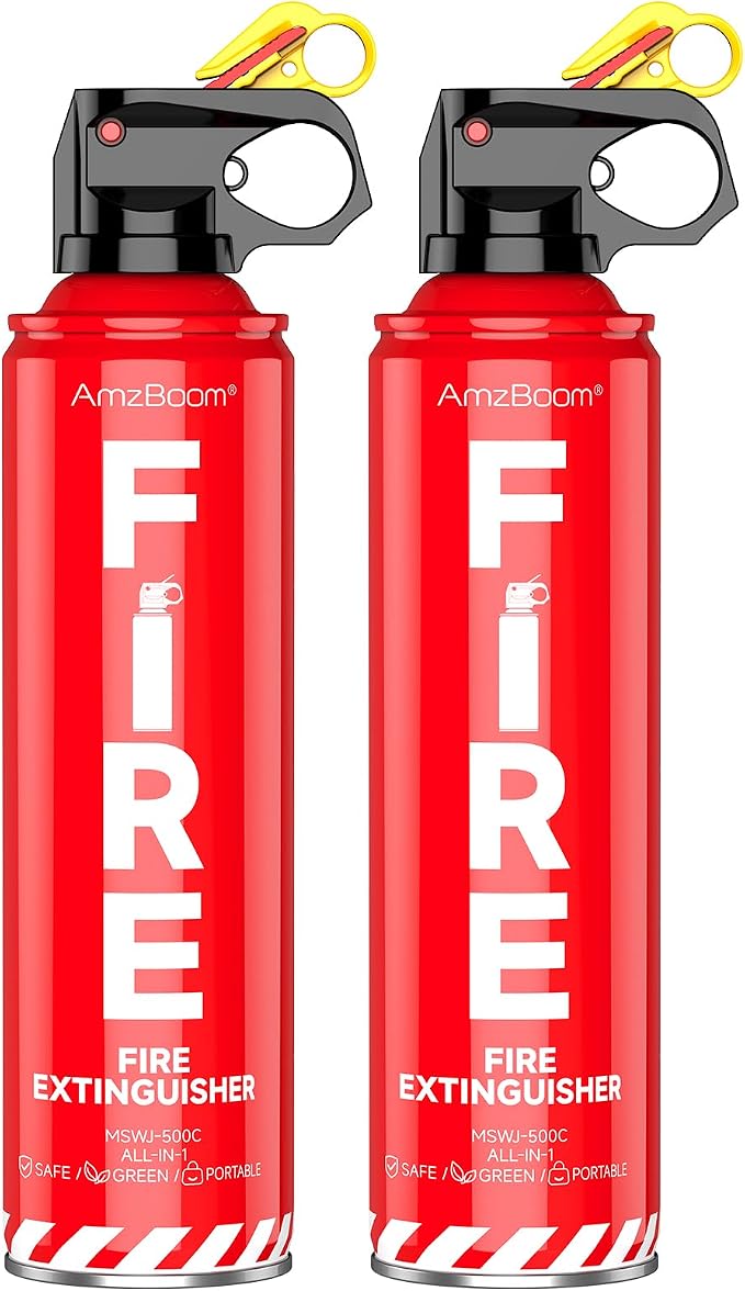 2-Pack Fire Extinguisher for Home, and Grill by AmzBoom