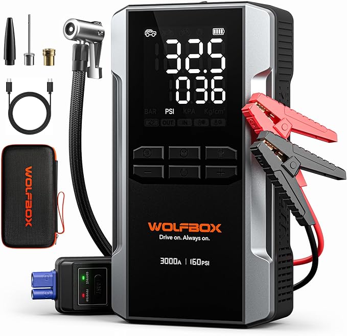 WOLFBOX 3000A Jump Starter by WOLFBOX