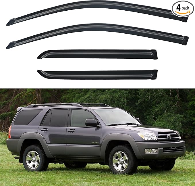 Window Visors Rain Guards Shield by YQAUTEC