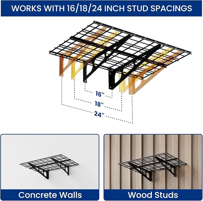 FLEXIMOUNTS 2-Pack 2x6ft Garage Shelving - Image 4