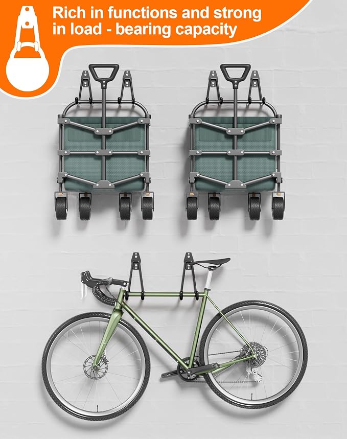 QcoQce 12 Pack Garage Hooks Heavy Duty, Wall Mount Utility Hooks - Image 4