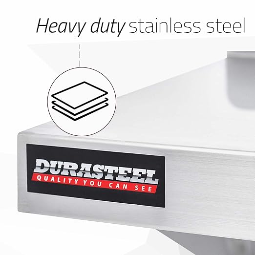 DuraSteel Stainless Steel Wall Shelf - Image 5