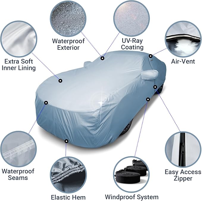 iCarCover Custom Car Cover Compatible - Image 4