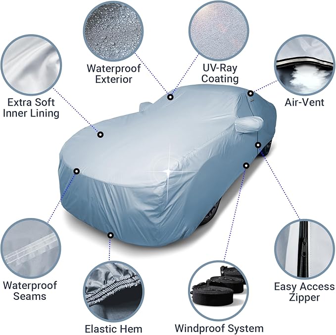 iCarCover Premium Car Cover for 1982-1990 Pontiac Trans AM Heavy Duty - Image 4