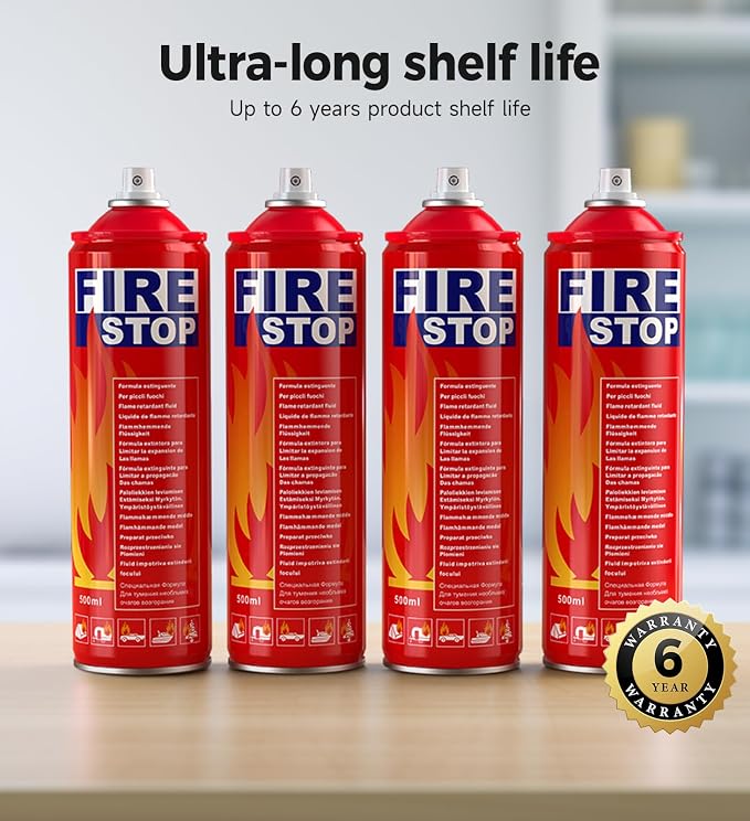 Fire Extinguisher 4-Pack with Mount Brackets，Portable - Image 5