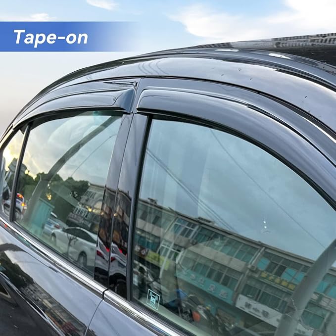 Window Visors Rain Guards for 2007 2008 2009 2010 2011 Toyota Camry, - Image 3