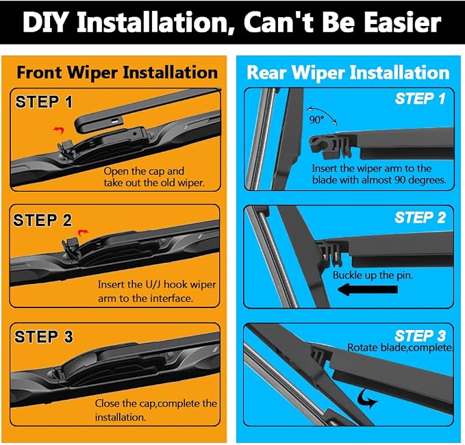 AUTOBOO 26"+19" Windshield Wipers - Image 7