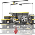 Garage Ceiling Storage Racks – 4x8 FT Overhead Garage Storage Rack by Unknown