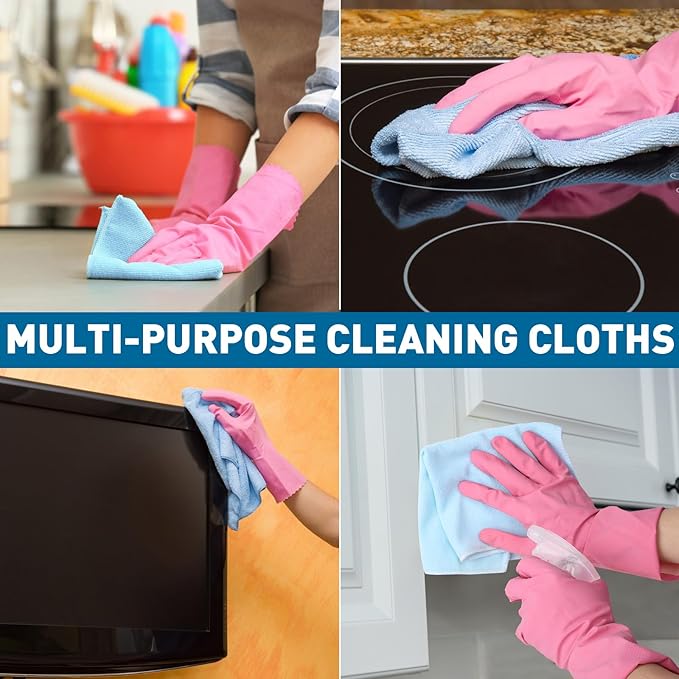 Microfiber Towels Bulk-400 Pack, Cleaning Cloths, Microfiber Towels - Image 5
