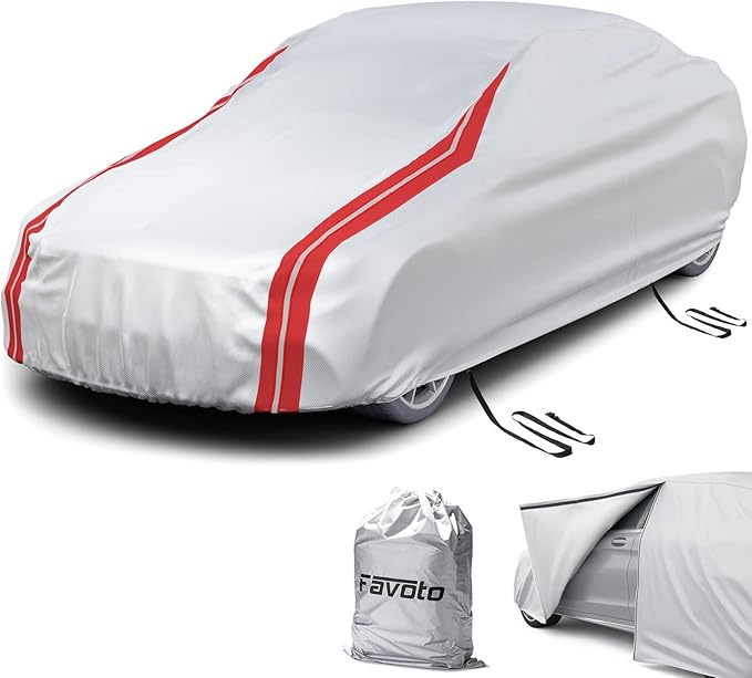 Favoto Car Cover Waterproof Outdoor - Image 7