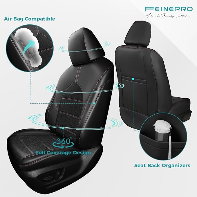 for Toyota Camry Seat Covers LE SE SE Nightshade 2018 2019 2020 2021 2022 2023 - Image 3