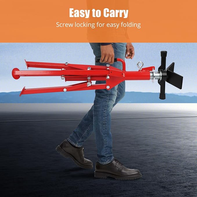 V-Head Pipe Jack Stand, Heavy-Duty Folding Pipe Stand - Image 7