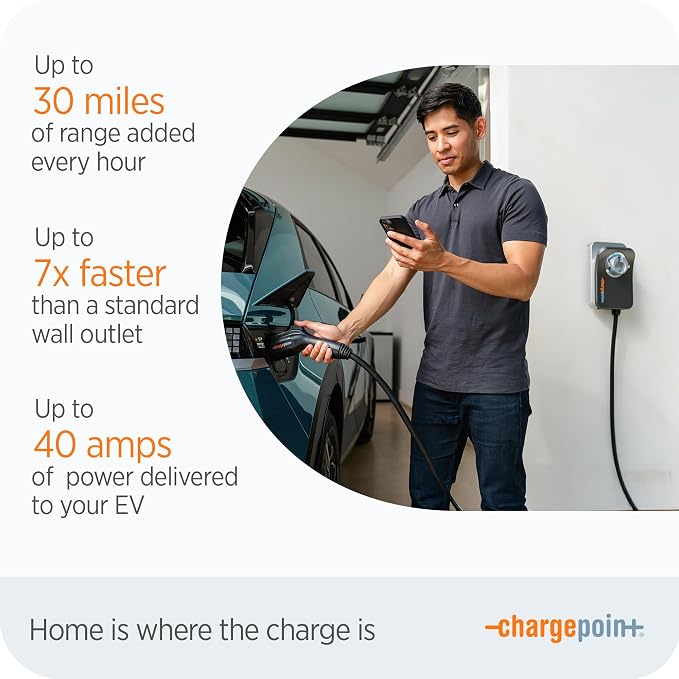 ChargePoint HomeFlex Level 2 EV Charger J1772, NEMA 6-50 Plug - Image 5