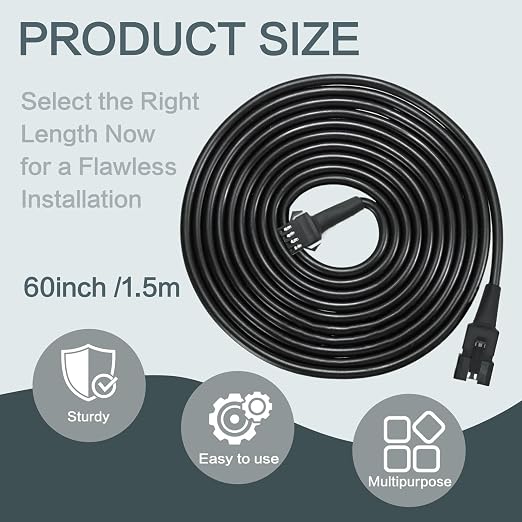 4 Pcs 4 Pin RGB Extension Cable RGB Wire - Image 2