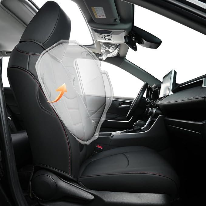 RISINGSTAR Rav4 Hybrid Seat Covers, fit 2019-2025 Toyota Rav4 Hybrid LE - Image 2