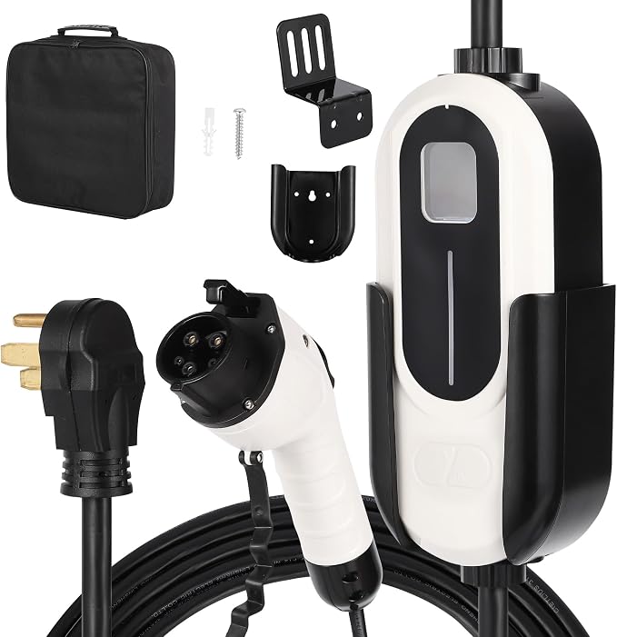 Level 2 EV Charger, 32A 240V Voltage, NEMA 14-50 Plug, 25ft Cable, Adjustable - Image 7