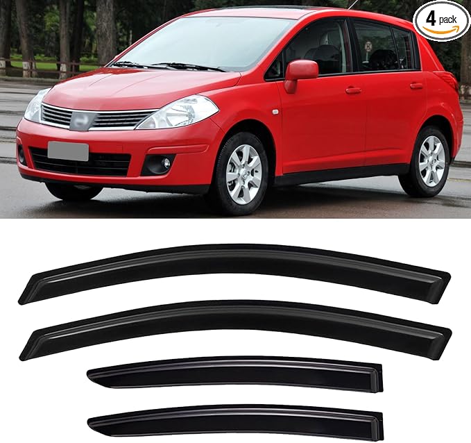 Window Visors Rain Guards Shield by YQAUTEC